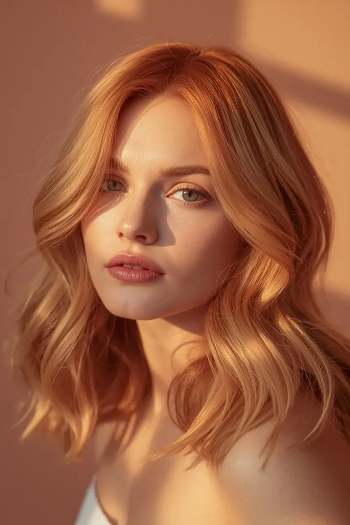 Strawberry Blonde for a Rosy, Romantic Glow