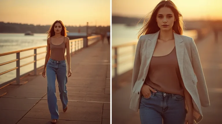 Summer Wide Leg Jeans Outfit