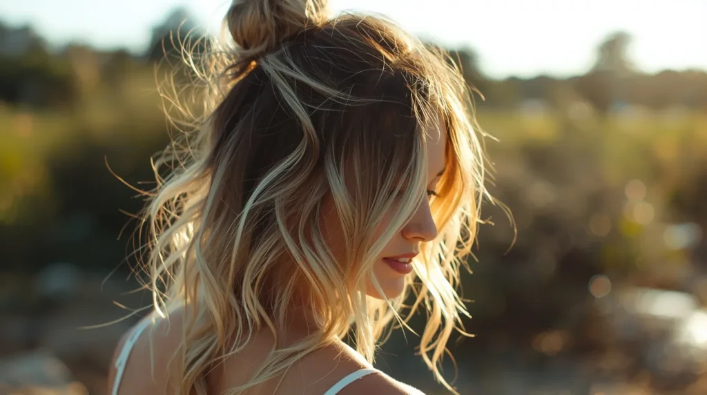 Sun-Bleached Ends for a Low-Maintenance Gradient Effect