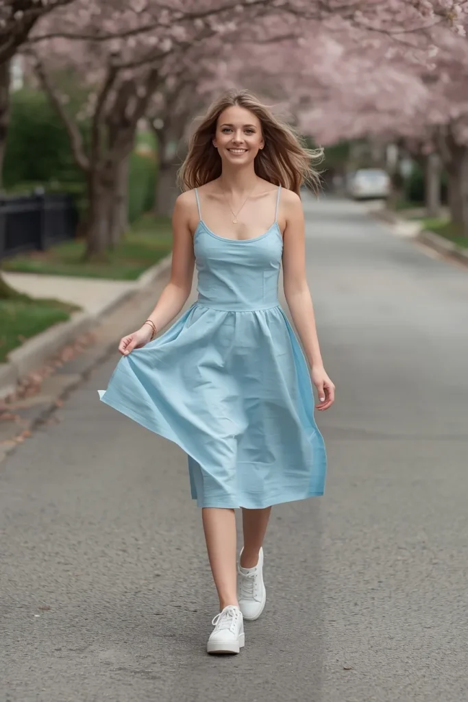 Sundresses With Sneakers for Everyday Ease