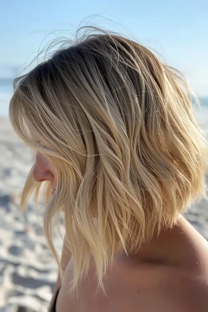 Textured Shag Haircut for Beachy Waves