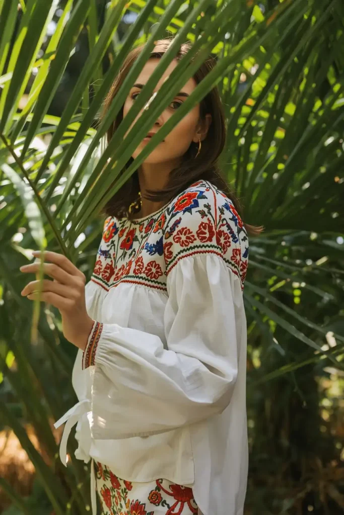 The Artisanal Embroidered Blouse