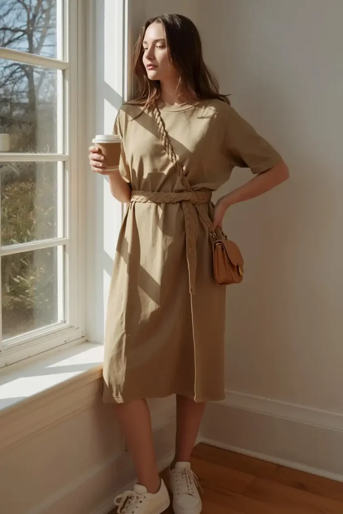 The Casual T-Shirt Dress That Is Basically a Uniform