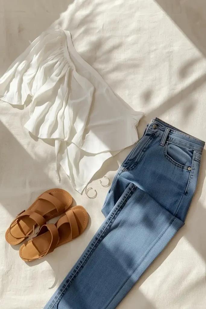 The Classic High-Waisted Jeans Pairing