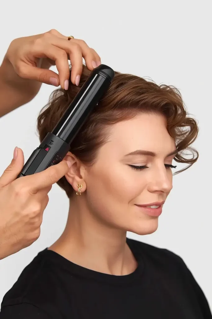 The Curling Iron "S-Curve" Technique