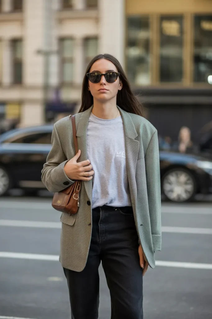 The Tailored Blazer Over Everyday Basics