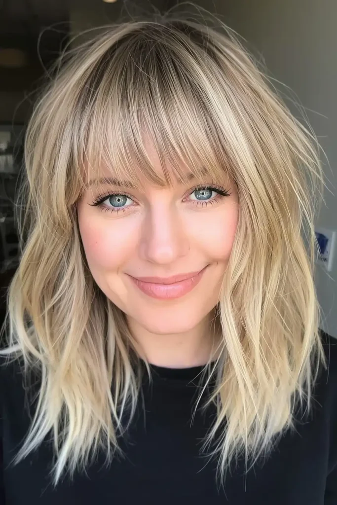 The Wolf Cut with Messy Fringe