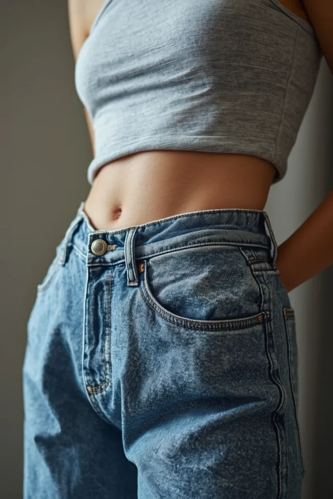 Tucking in Tops That Are Too Short for the Rise