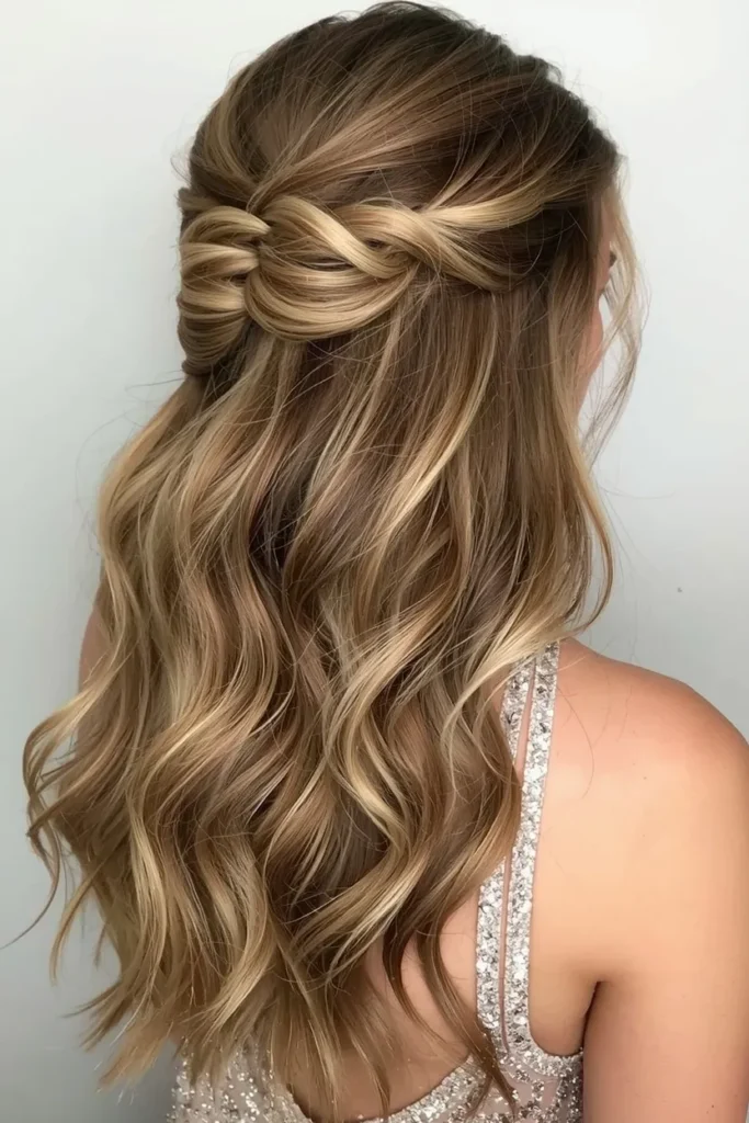 Twisted Half-Up Style