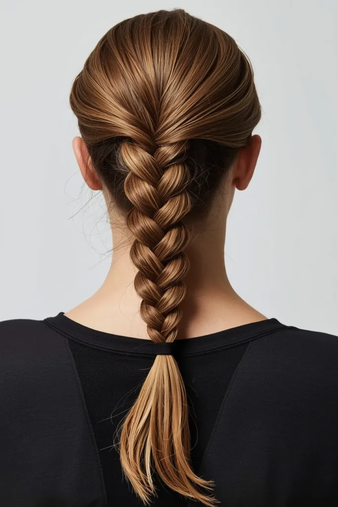 Twisted Rope Braid Ponytail