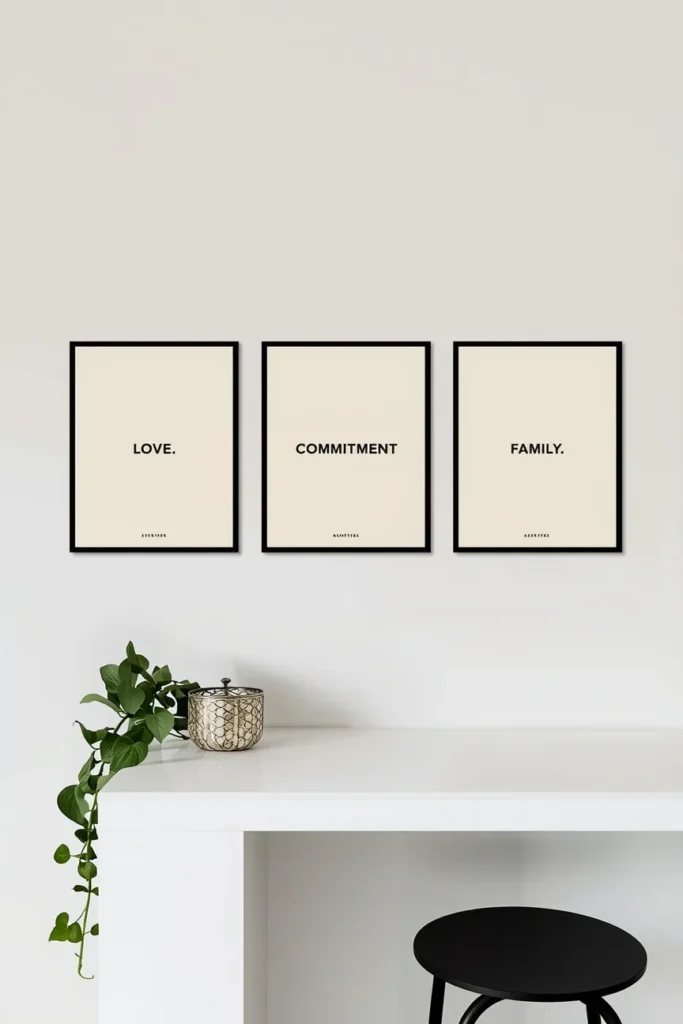 Typographic Quote Prints