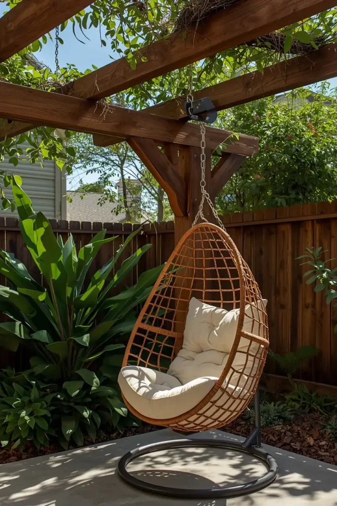 Use Hanging Chairs for a Fun, Space Saving Swing