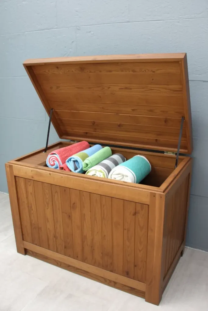 Use a Bench with Hidden Storage
