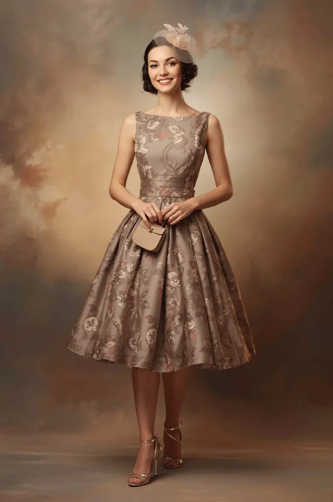 Vintage Inspired Race Day Dress