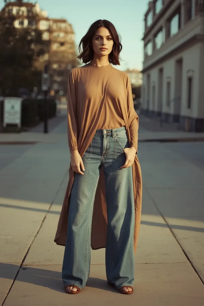 Wearing Tops That Are Too Long Without Styling Them