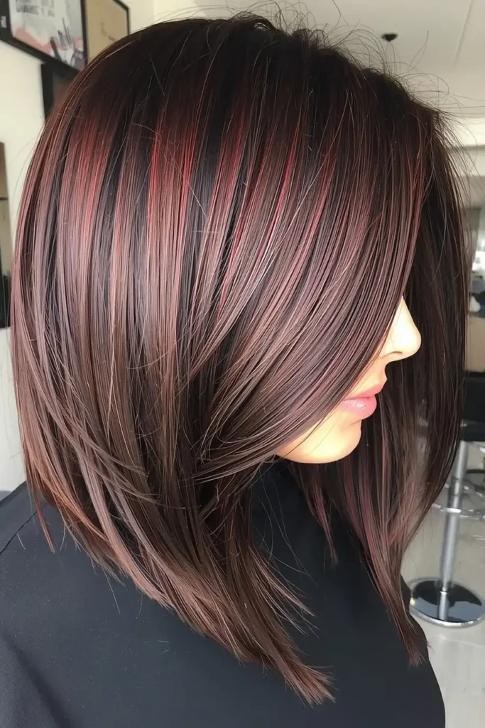 Wolf Cut with A-Line Shape