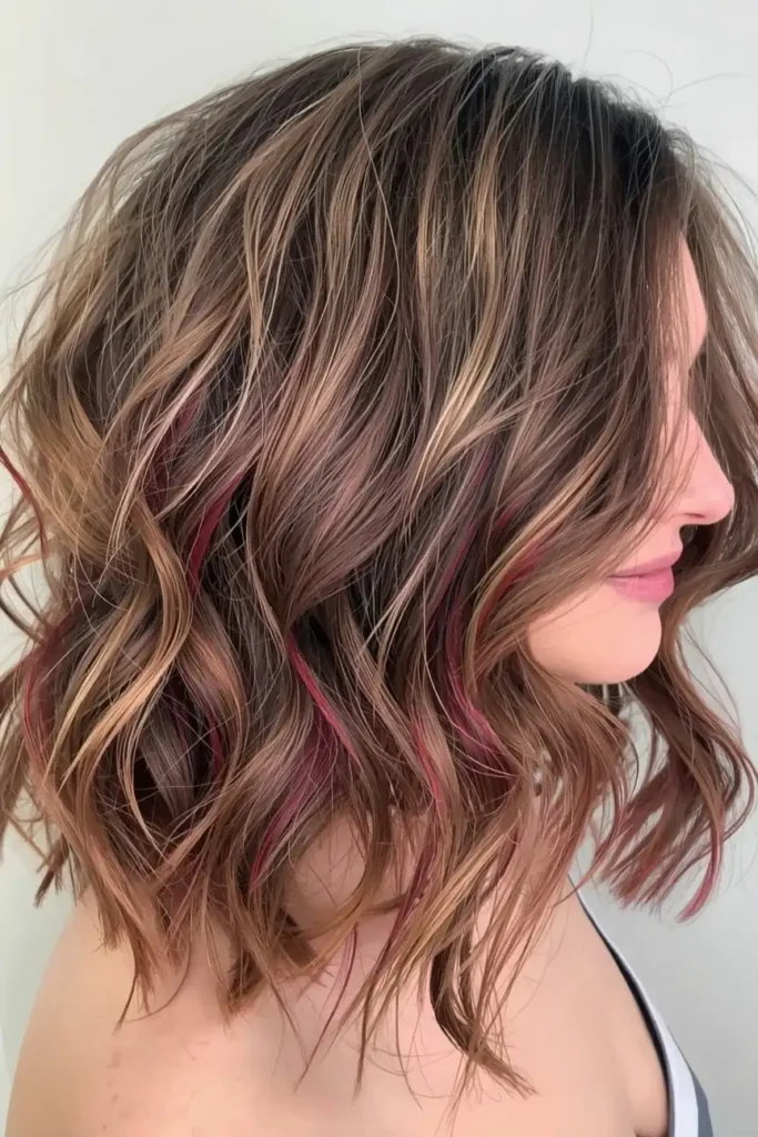 Wolf Cut with Loose Curls