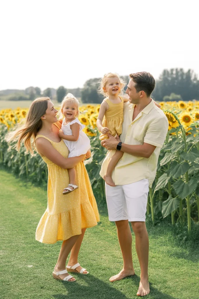 Yellow and White for a Sunny, Happy Summer Energy