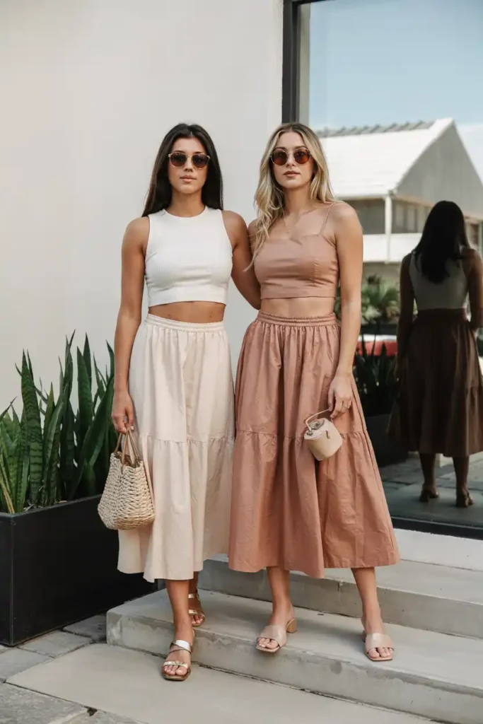 A Matching Skirt Set That Looks Like You Planned Your Whole Look