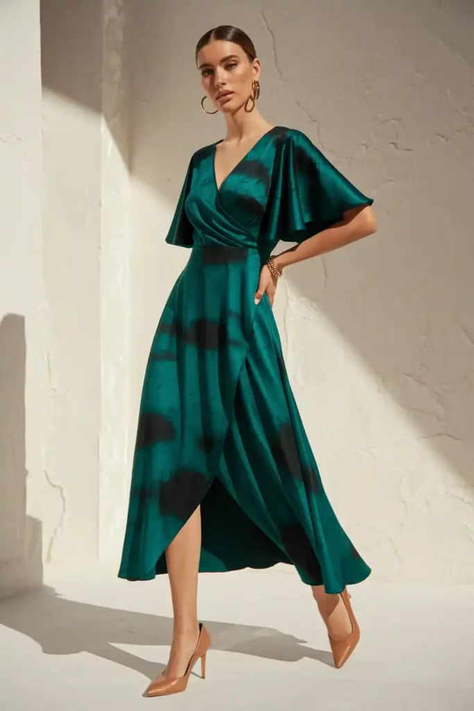 A Wrap Dress in an Unexpected Print