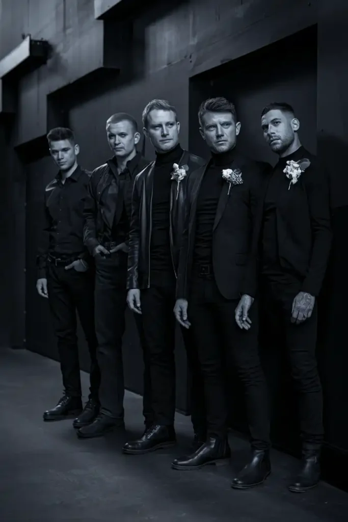 All-Black Jeans and Boot Combination