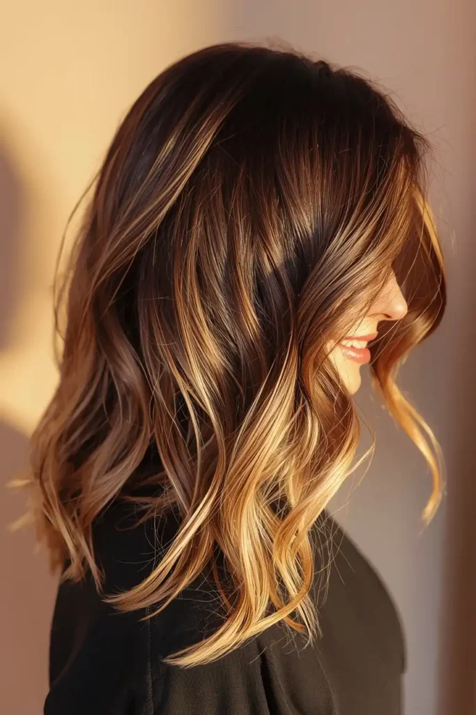 Bronde Highlights Blending Brown and Blonde