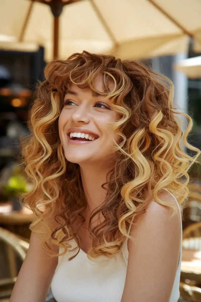 Butterscotch Face Framing