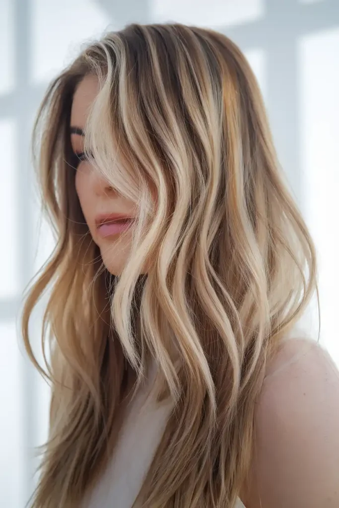 Buttery Blonde Highlights With a Sun-Drenched Finish