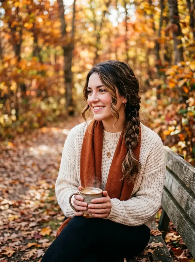 Caramel and Mocha Tones on Dark Hair for Fall