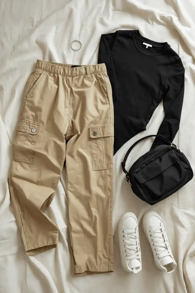 Cargo Pants with Bodysuit
