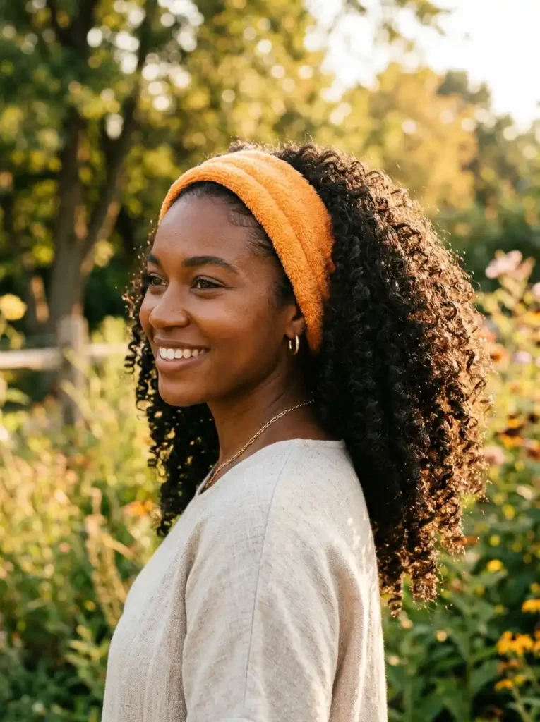 Colorful Headbands Over Curls for That Iconic Early 2000s Look