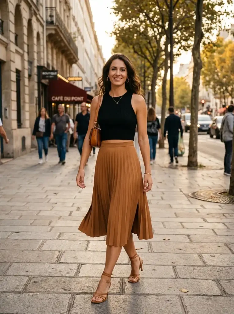 Crop Tops and High-Waisted Skirts: The Formula That Never Fails