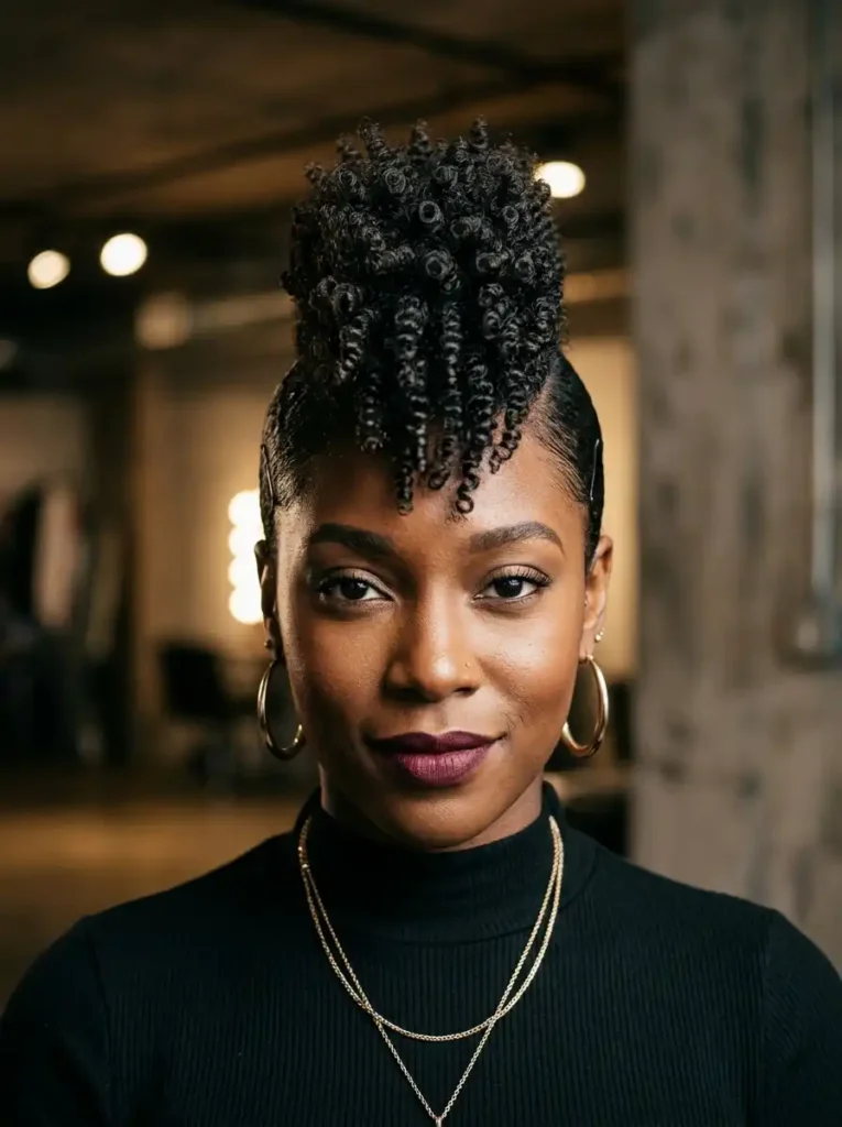 Curly Faux Hawks With an Early 2000s Edge