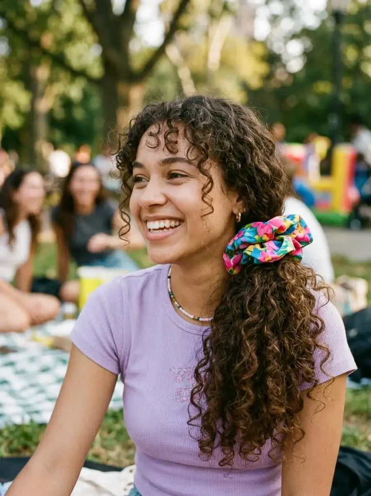 Curly Side Ponytails That Are Pure Early 2000s Nostalgia