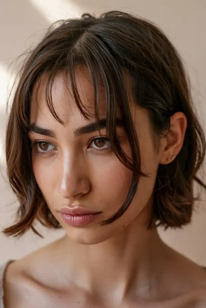 Curtain Bangs and the Bixie Are a Natural Pair