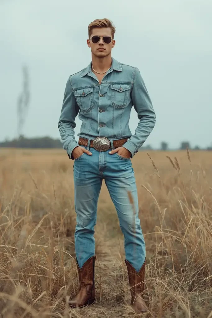 Denim on Denim Cowboy Vibes