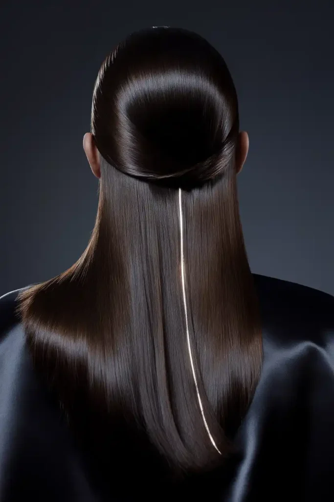 Espresso Brown With a Glossy, Mirror-Like Finish