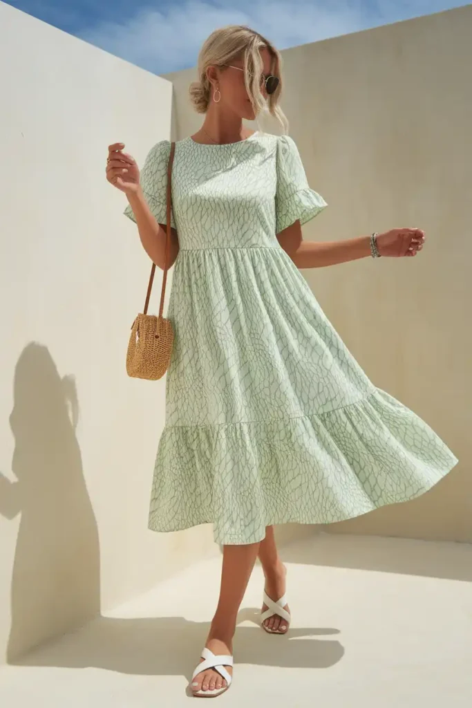 Feminine Summer Dress That Works Without Heels