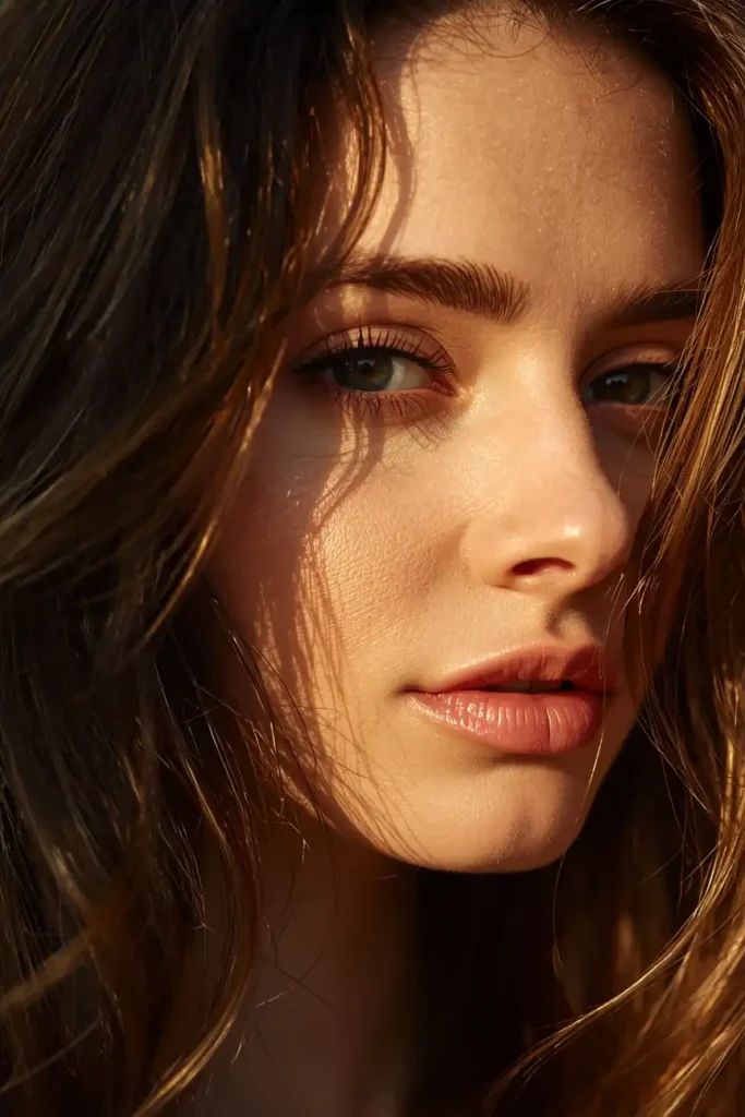 Golden Face-Framing Highlights