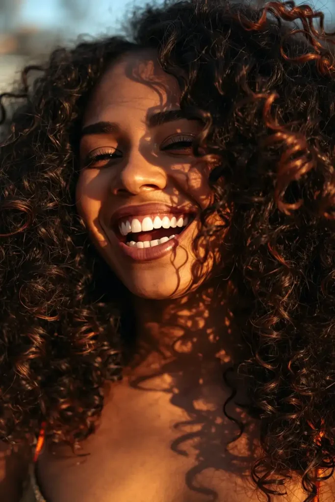 Highlight Techniques for Curly Dark Hair