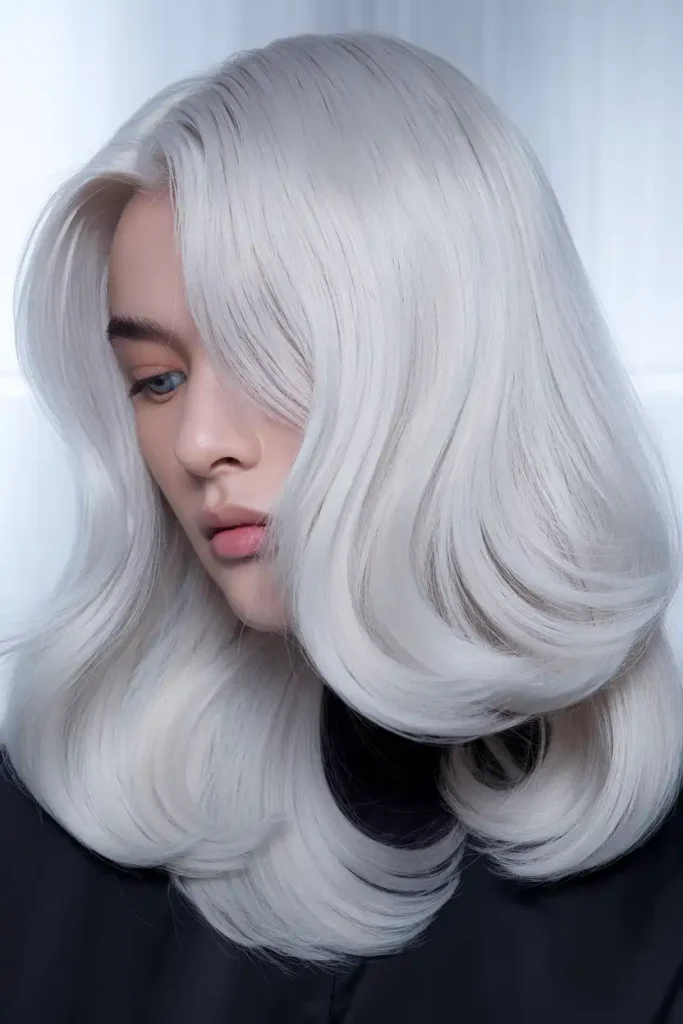 Icy Platinum for a Bold Statement Look