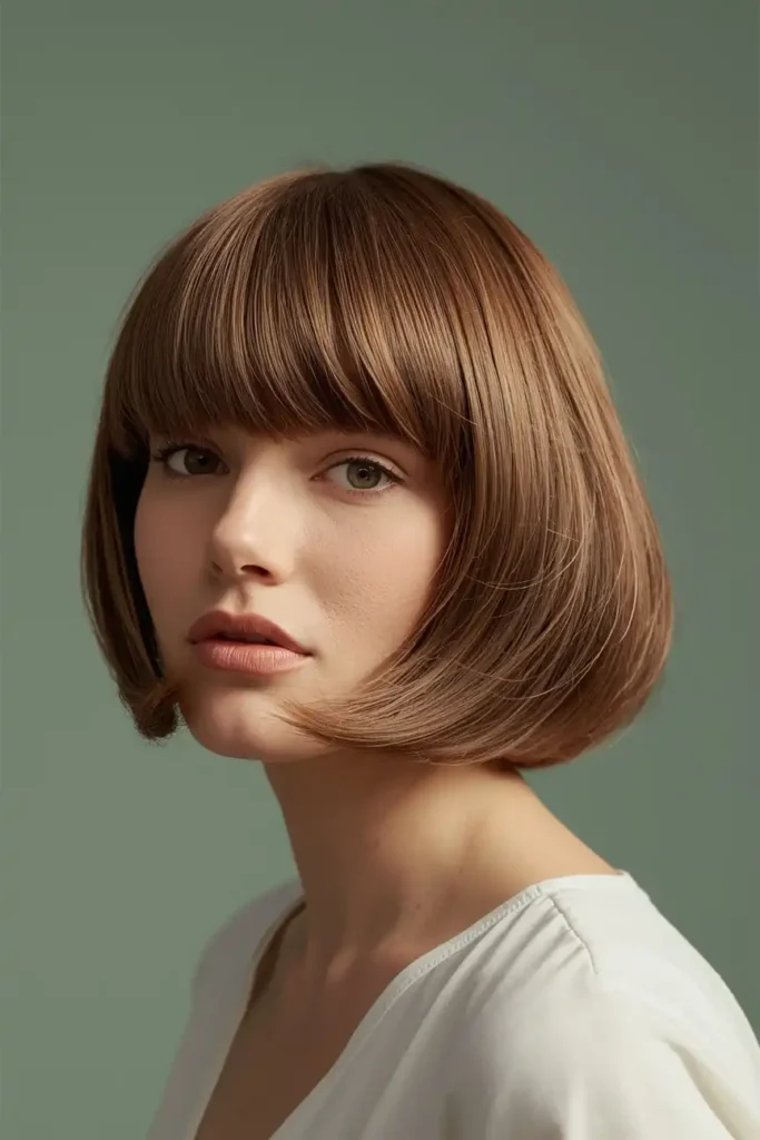 Layered Bob With Flipped-Out Ends