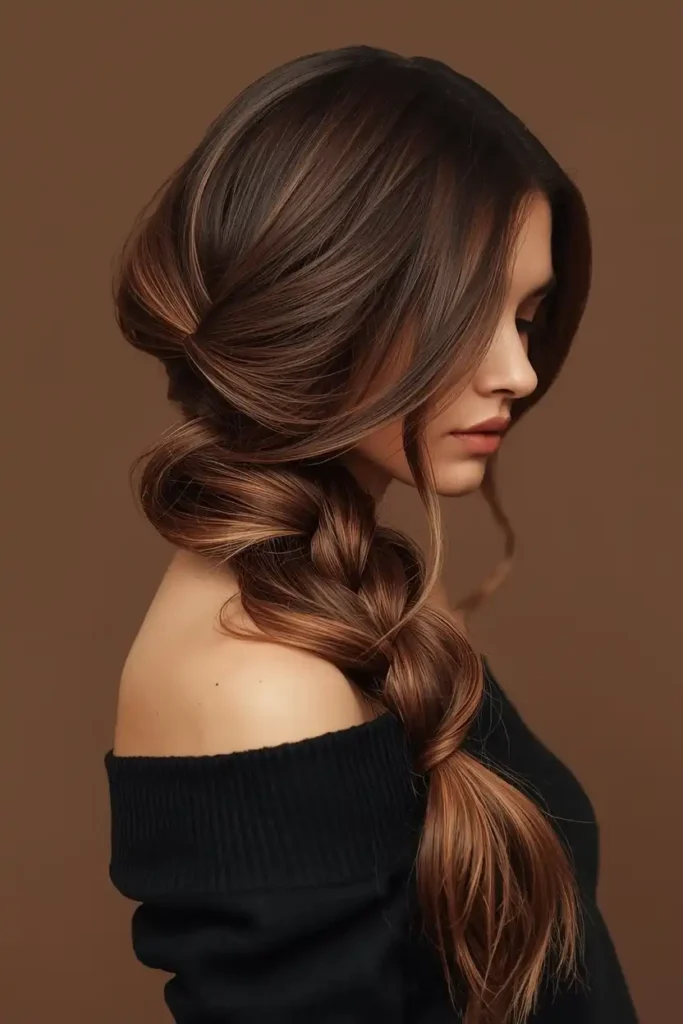 Lived-In Brunette for the Effortless Fall Vibe