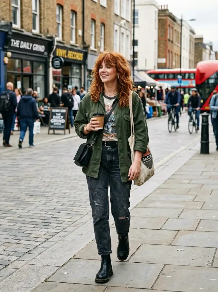 Long Shag with Curtain Bangs