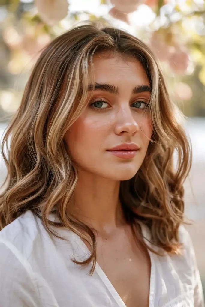 Loose Romantic Waves With Soft Face Framing