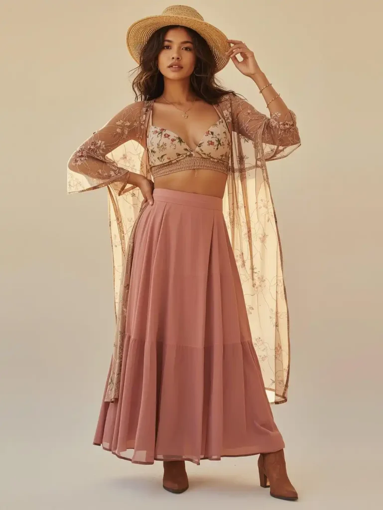 Off-the-Shoulder Top With White Jeans