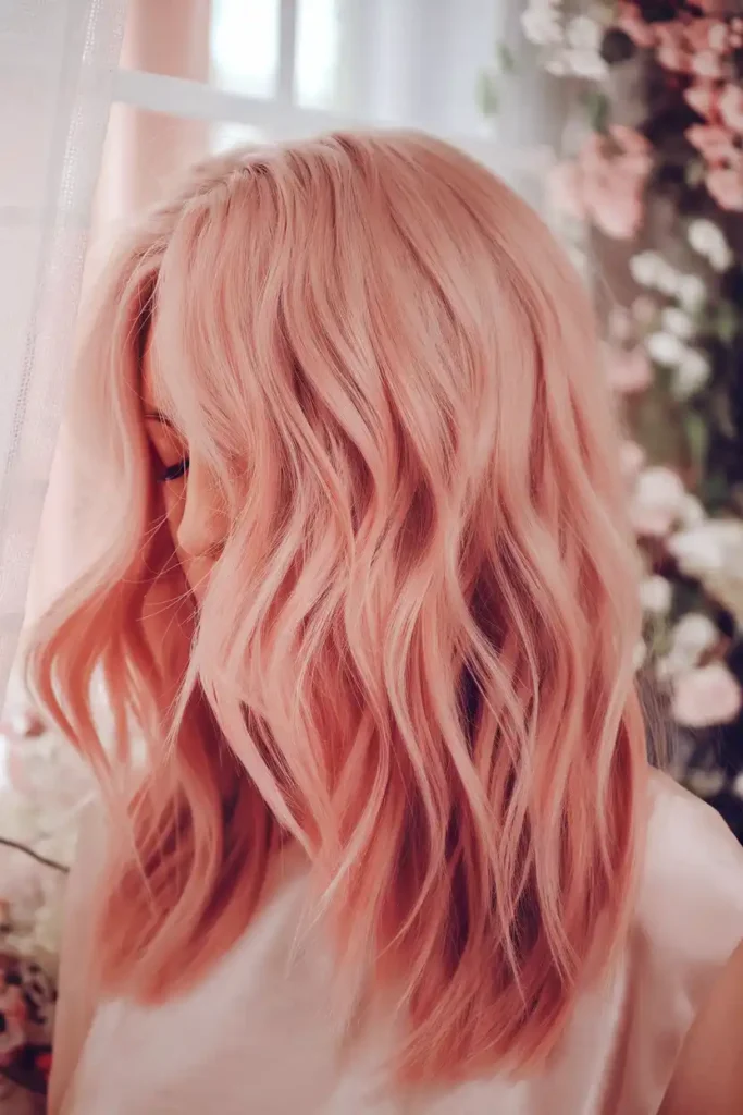 Peach and Rose Gold for a Soft, Romantic Color Wash