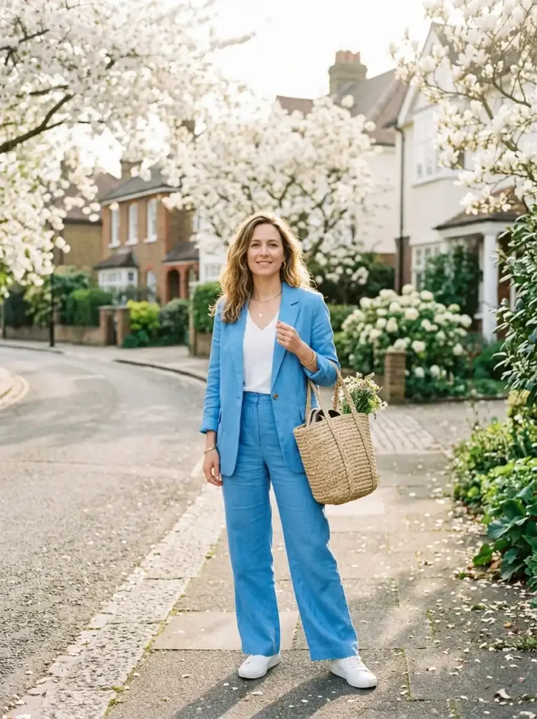 Relaxed Tailoring in Bold Spring Colors