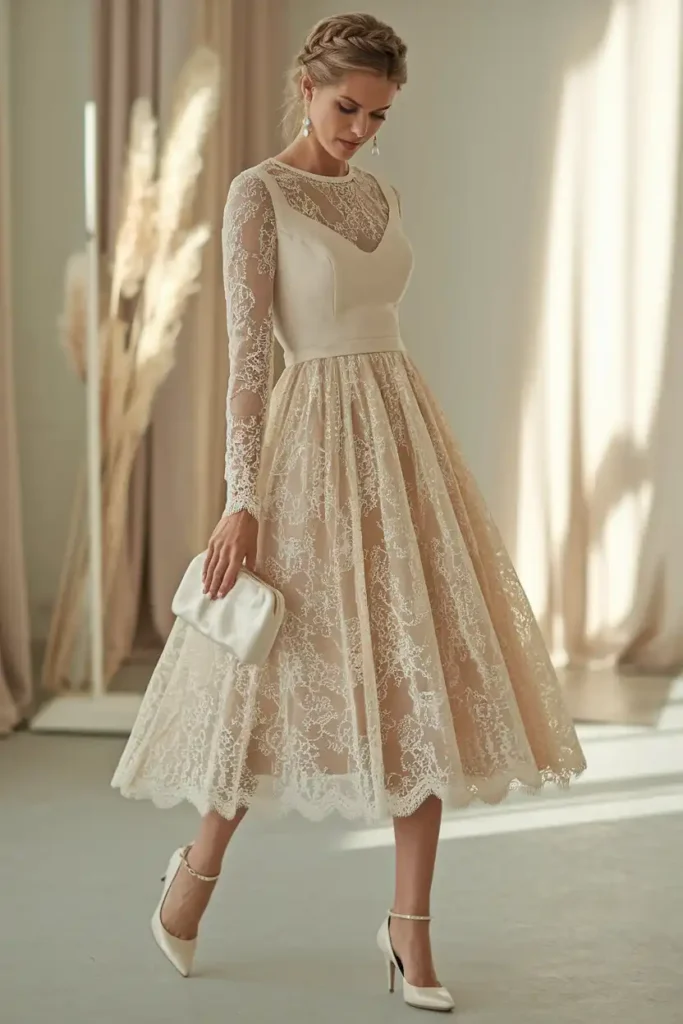 Romantic Lace Overlay on a Simple Base