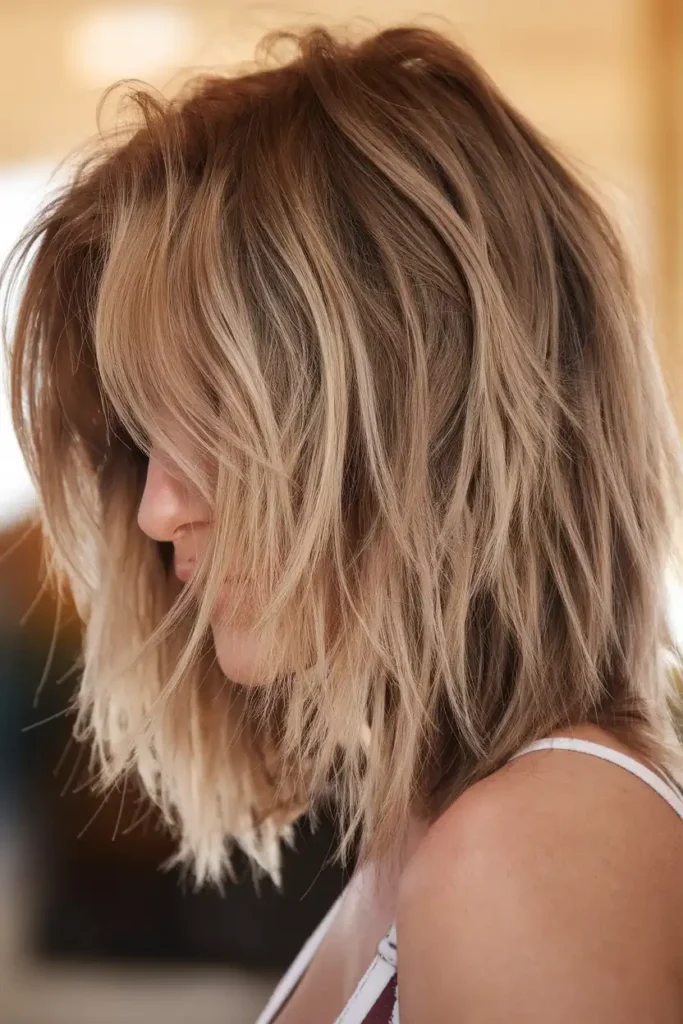 Shaggy Layers With Lived-In Texture